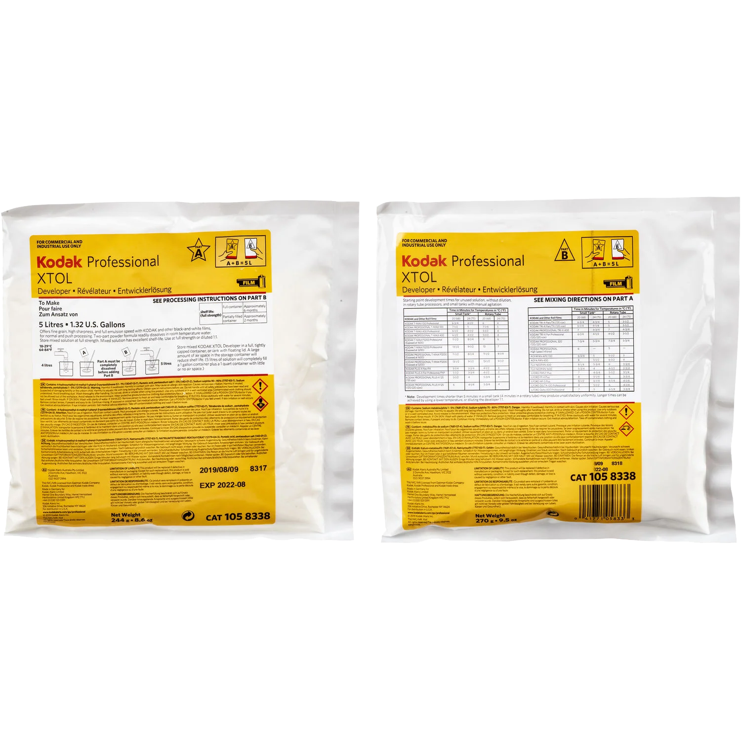 KodakProfessional XTOL Film Developer, makes 5L
