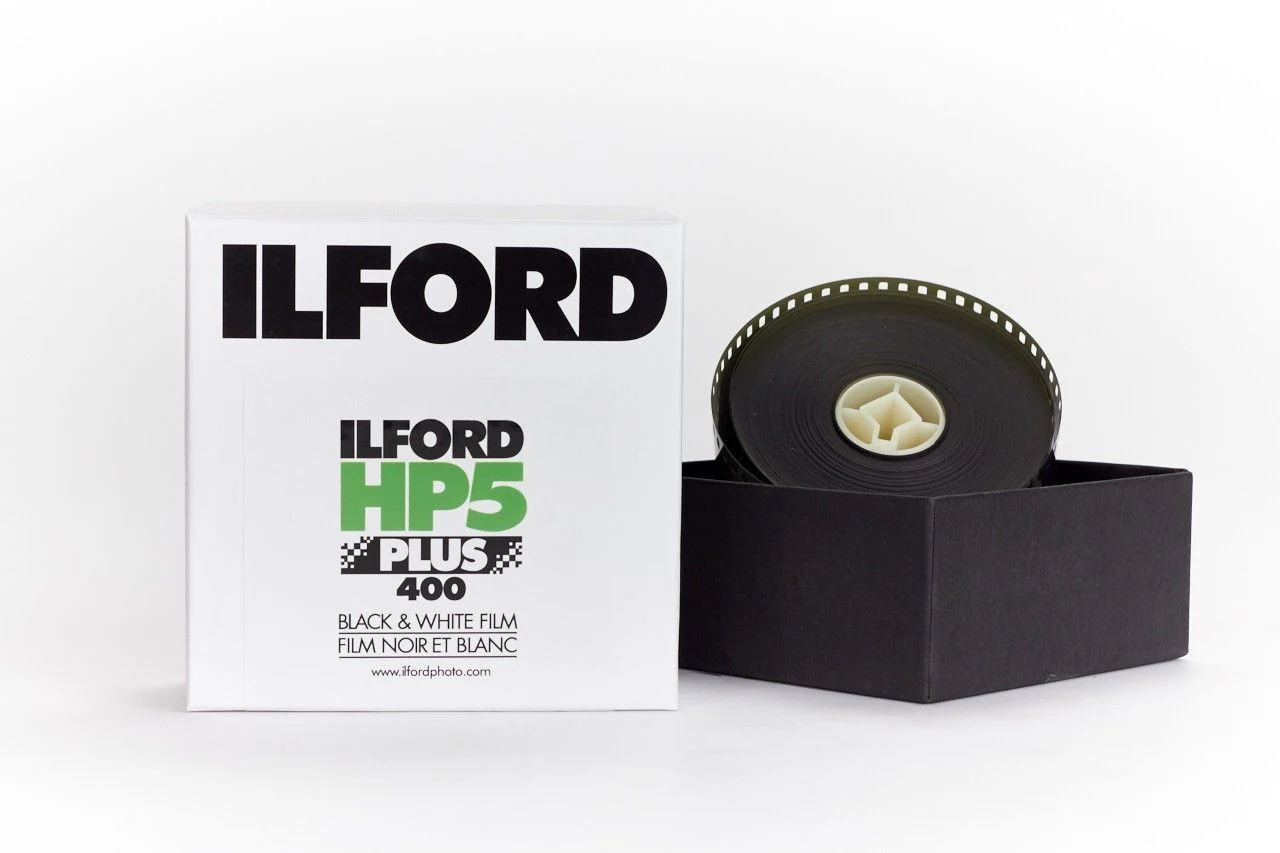 IlfordHP5 Plus 400 Black & White Negative 35mm Film, 100' Bulk Roll