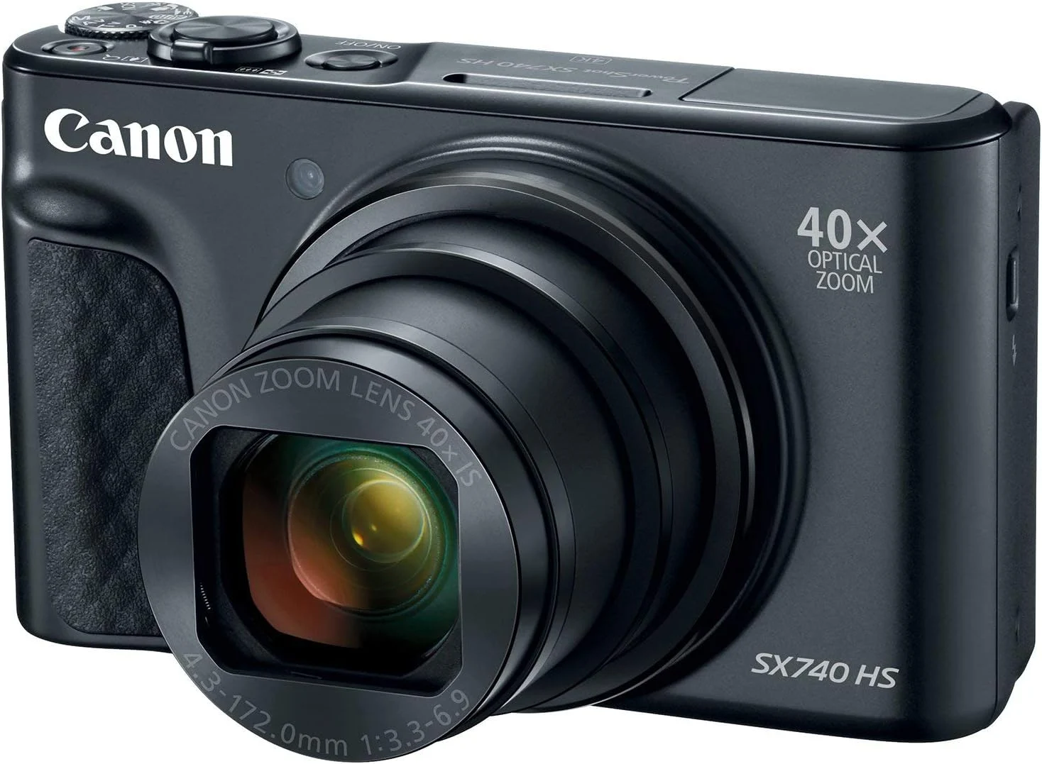 Canon PowerShot SX740 Digital Camera w/40x Optical Zoom & 3 Inch Tilt LCD – 4K VIdeo, Wi-Fi, NFC, Bluetooth Enabled (Black)