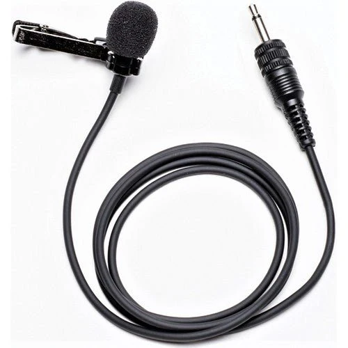 Azden Broadcast Lapel Mic with Locking 3.5mm Plug