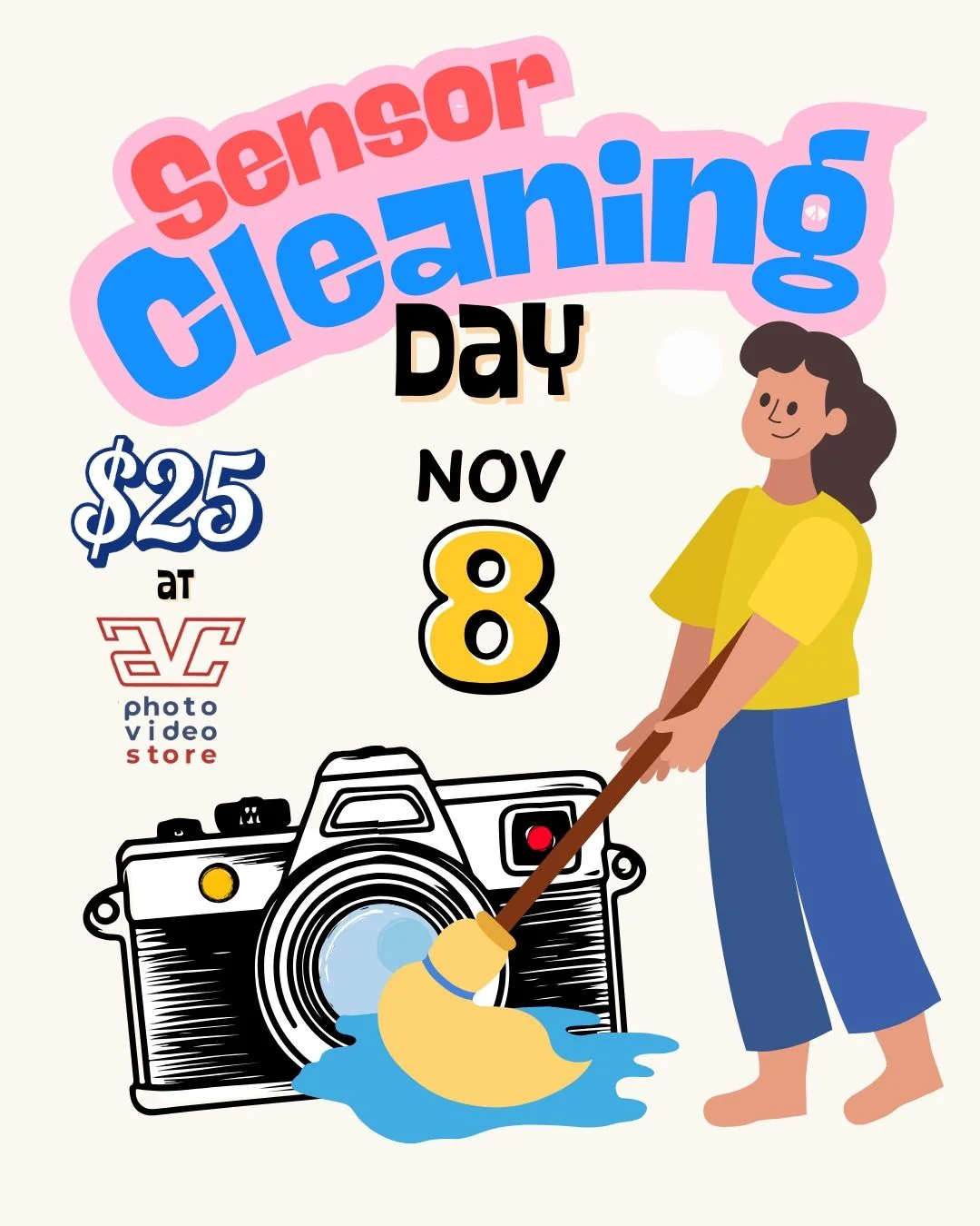 Nov 8th Saturday - Sensor Cleaning Day