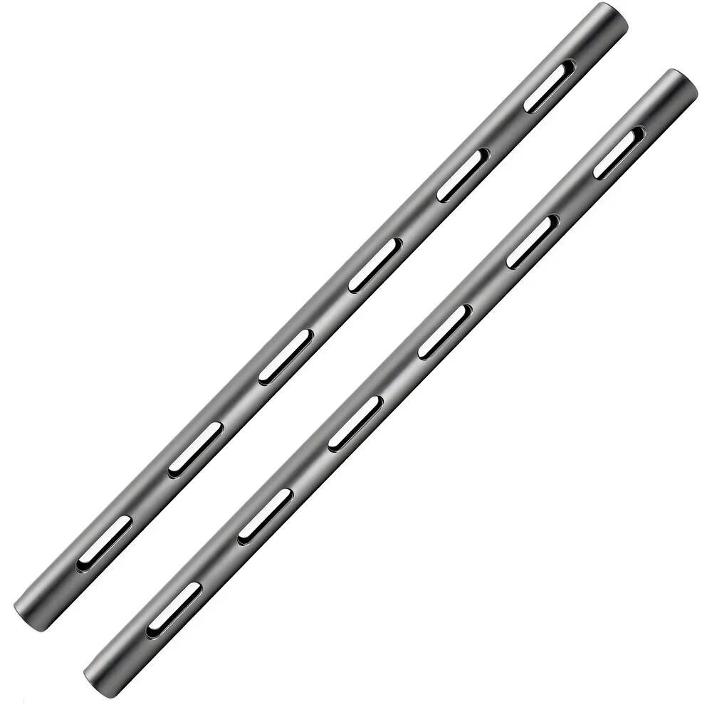 Kondor Blue 12'' PPSH 15MM Rod (Threaded, Space Gray, 2 Pack)