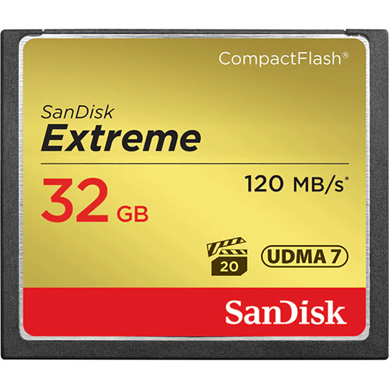 SandiskExtreme Compact Flash Memory Card