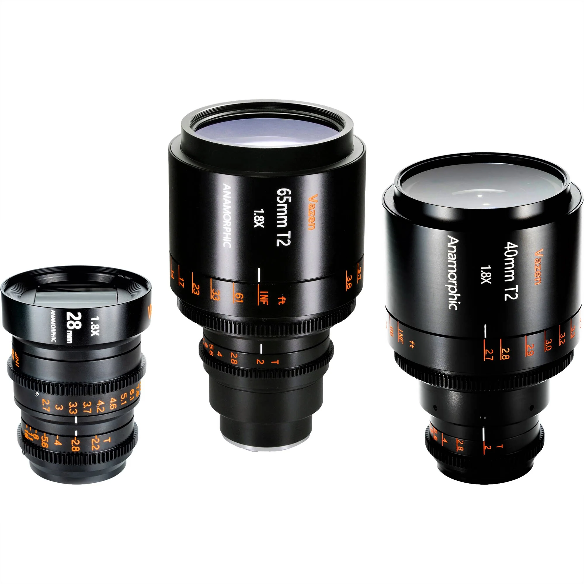Vazen 28mm, 40mm, 65mm RF Lens Bundle with Hard Case (Amber)