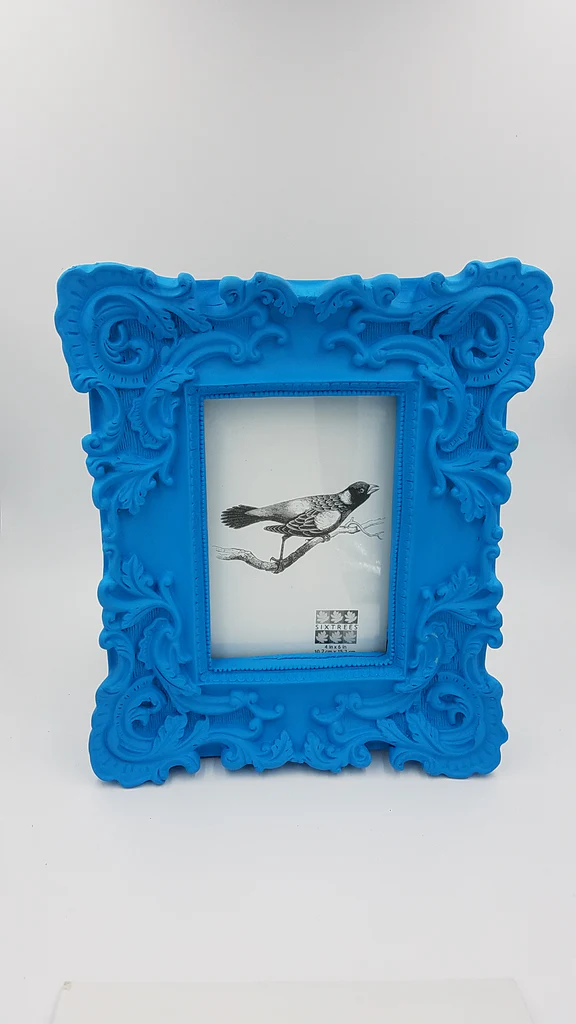 Sixtrees 4x6 Baroque Deep Ocean Blue